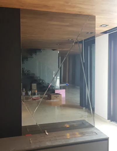 tükör készítés és beépítés