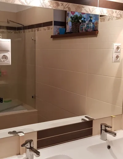 tükör készítés és beépítés