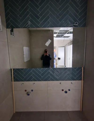 tükör beépítés egyedi méretben Budapest